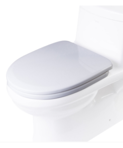 with opening BxHxT:380x30x450mm WC Seat Elida from Thermoplastic White 