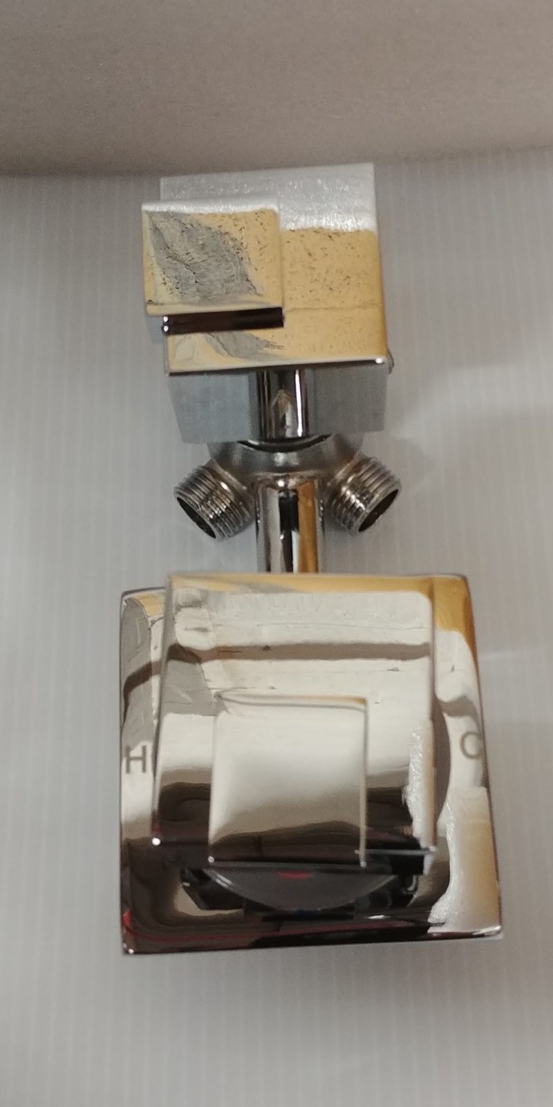 3 Way Non Thermostatic Shower Valve Set with Square Knobs EAGO