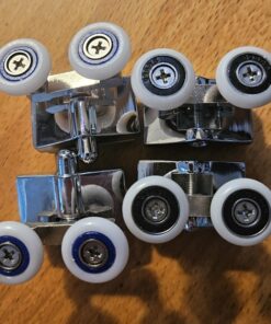 Sliding Door 20mm Double Rollers Set of 4