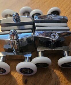 Sliding Door 20mm Double Rollers Set of 4
