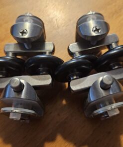 Sliding Door Double Rollers for Shower Set of 4
